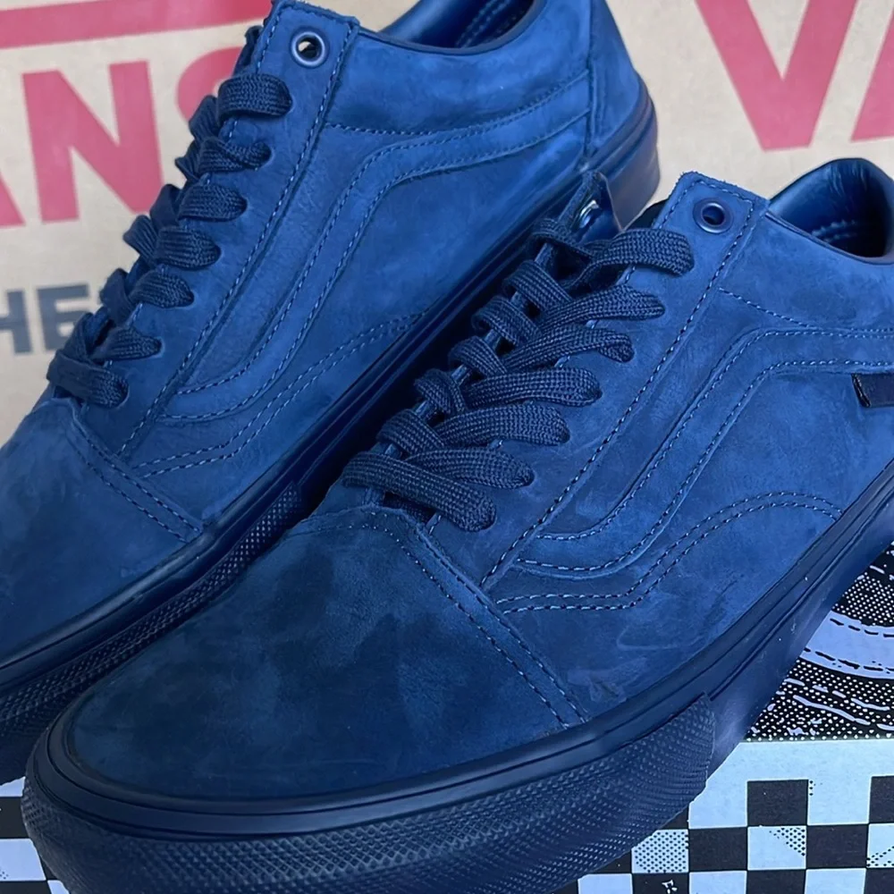Vans Men’s Skate Old Skool Mono Dark Blue VN0ASFCB1PE Sneakers